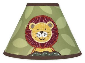 Sweet jojo designs lamp shade for jungle time animal