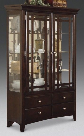 The leila ii curio cabinet from the room place the