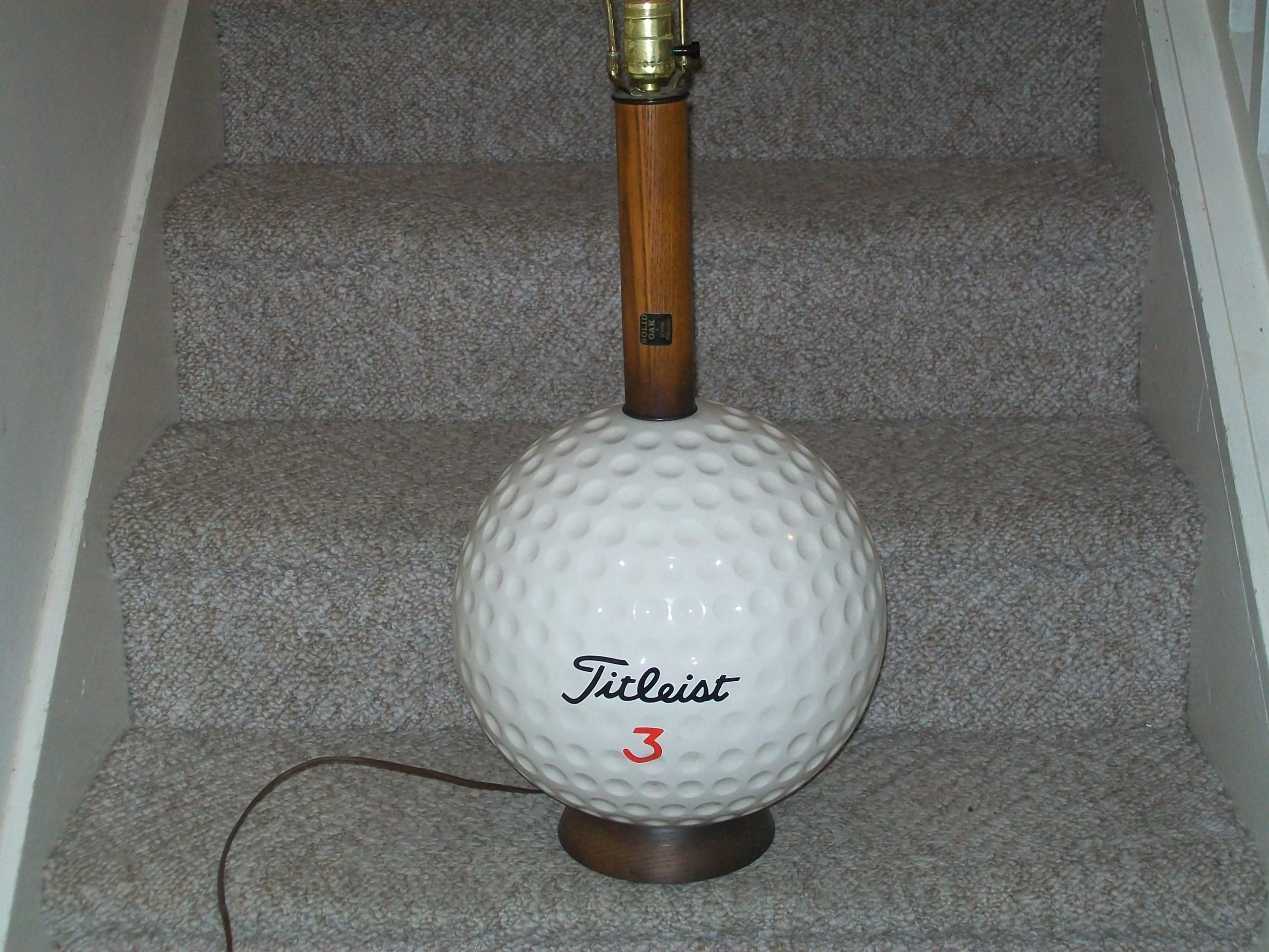 Titleist golf ball lamp would like info the clubhouse