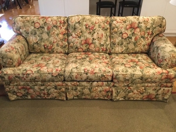 Used sleeper sofa queen pull out bed with tilt head