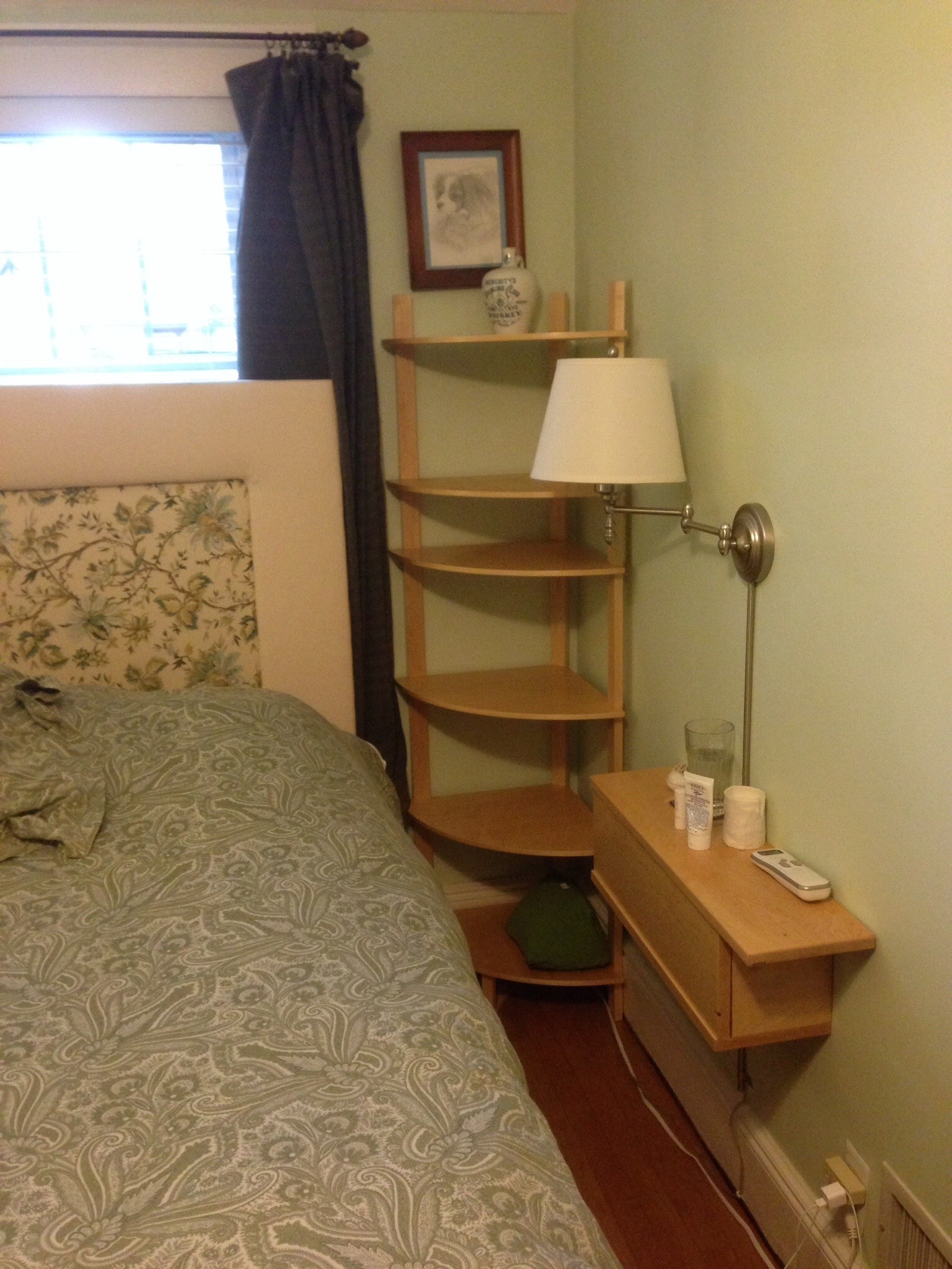 Wall mounted nightstands and corner shelves joshua marr