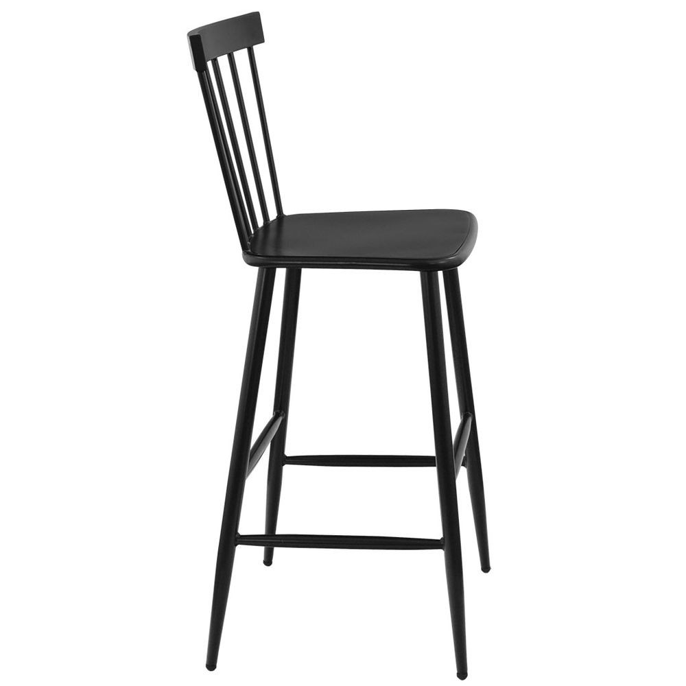 Windsor collection bar stool in black bar restaurant 1