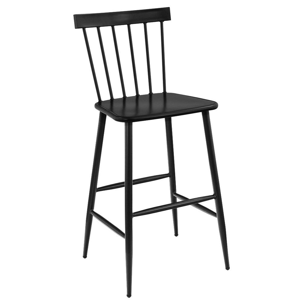 Windsor collection bar stool in black bar restaurant