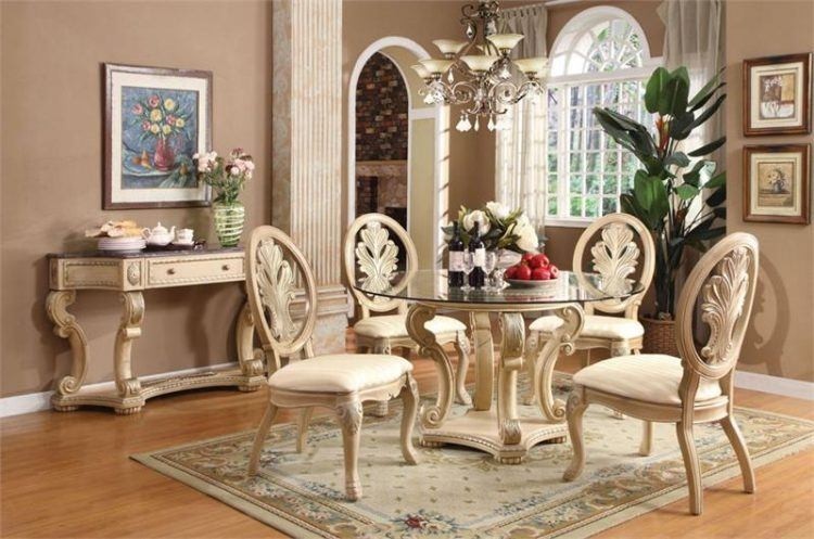 20 amazing glass top dining table designs 5