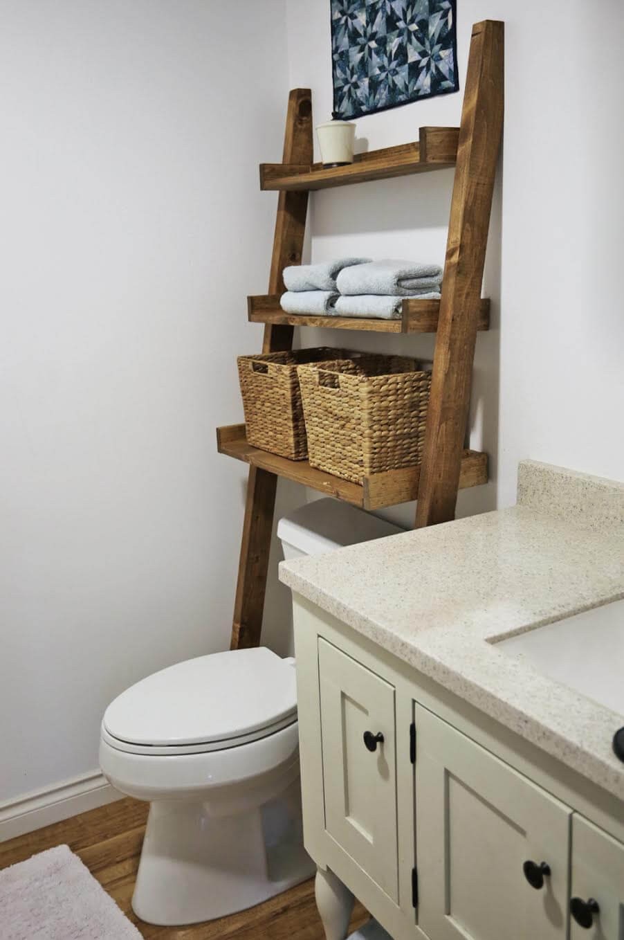 32 best over the toilet storage ideas and designs for