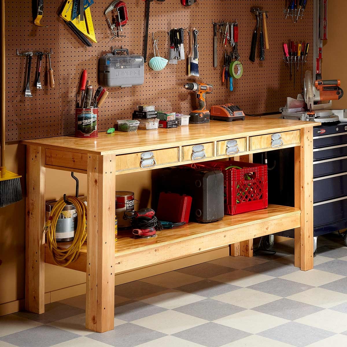 37 garage workbench ideas that inspire you to get this