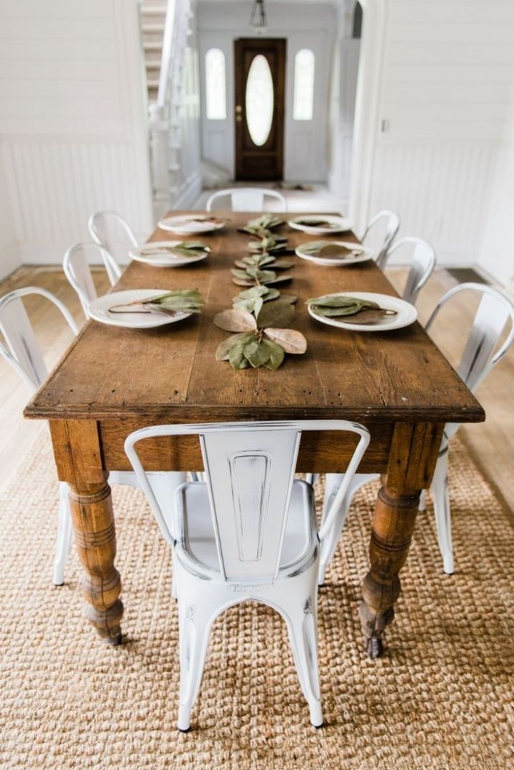 47 farmhouse dining table ideas for cozy rustic look