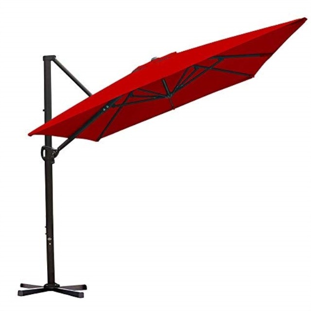 Abba patio rectangular offset cantilever umbrella outdoor 4