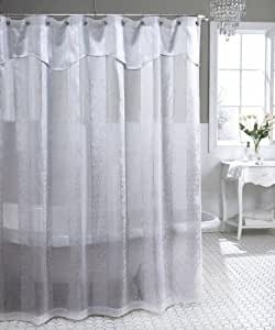 Amazon com park avenue semi sheer shower curtain antique