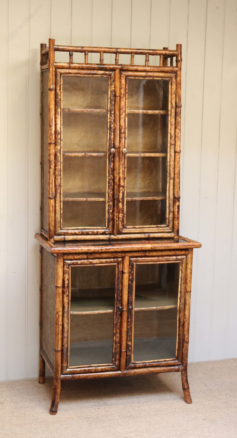 Bamboo cabinet bookcase antiques atlas