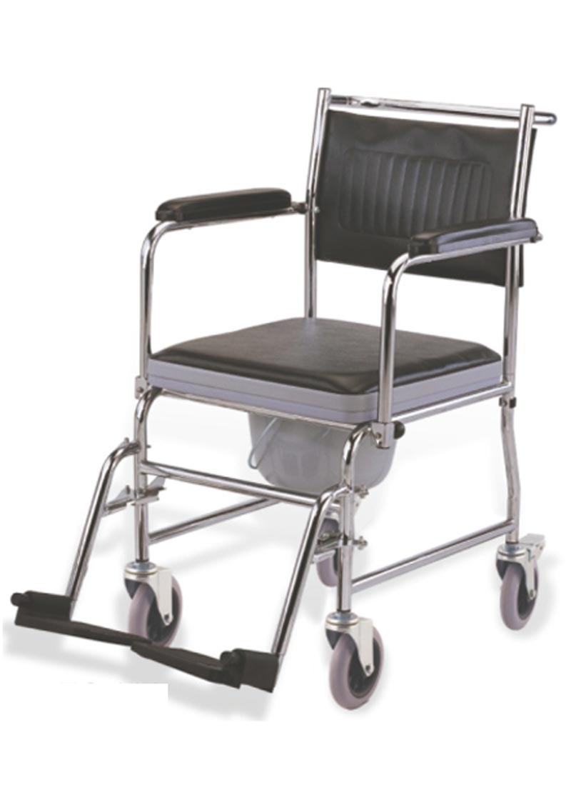 Bathroom commode chair for elderly people wheelchair
