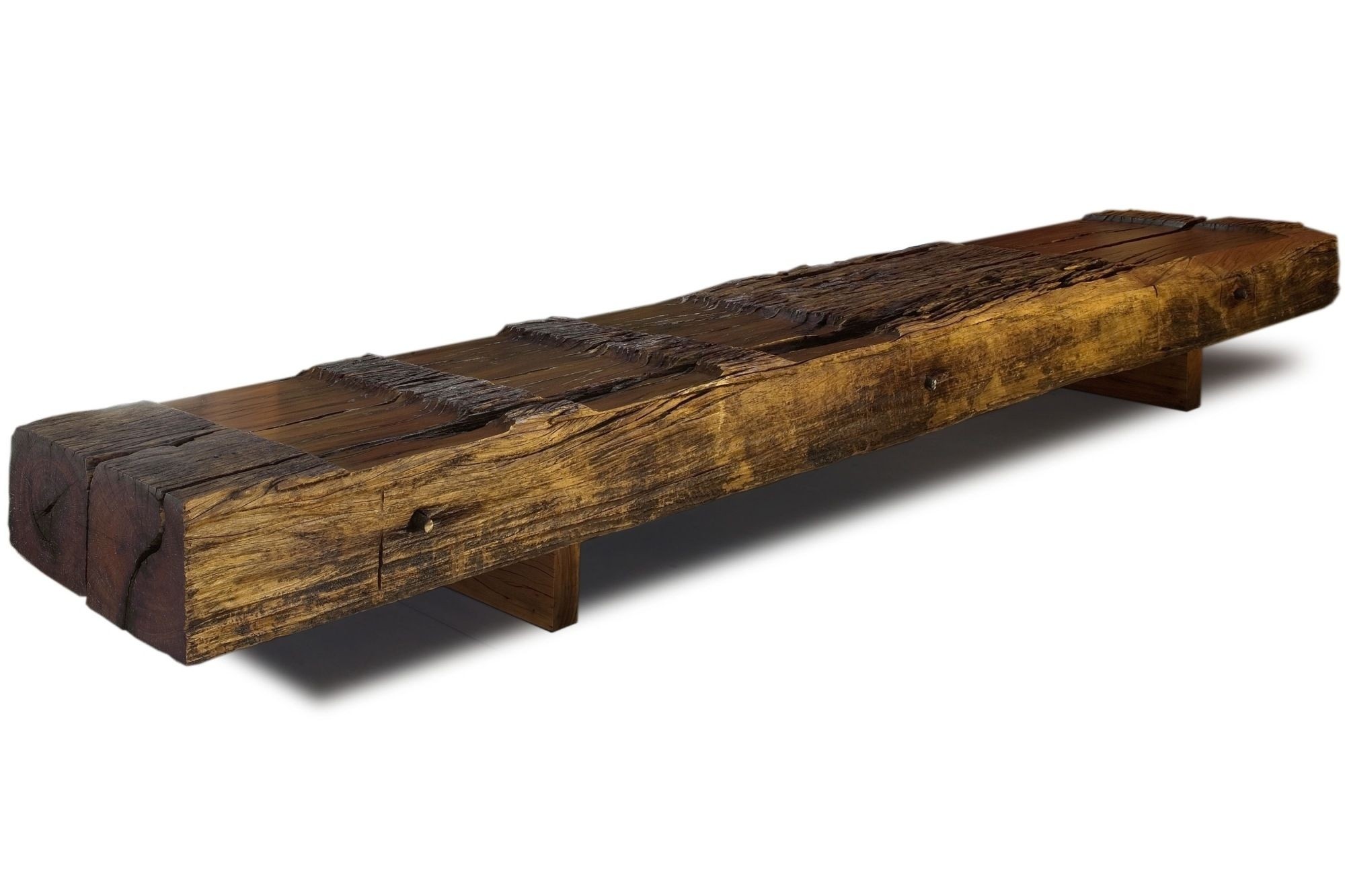 Bridge bench contemporary bench reclaimed wood benches