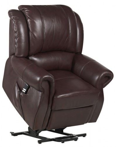 Cosmopolitan dual motor leather riser recliner chair rise
