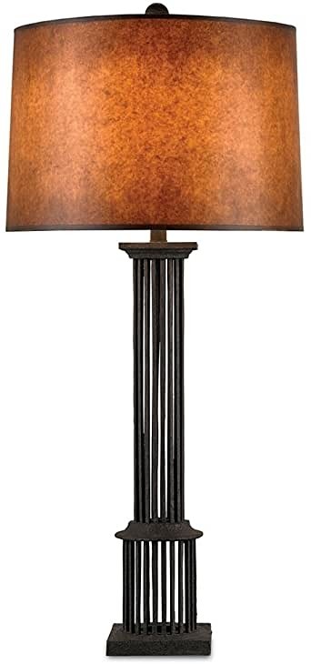 Currey and company 6949 rufus 1 light table lamp with