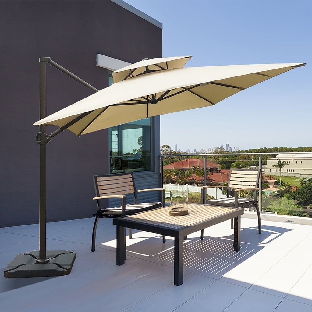 Fazeley rectangular cantilever umbrella best outdoor