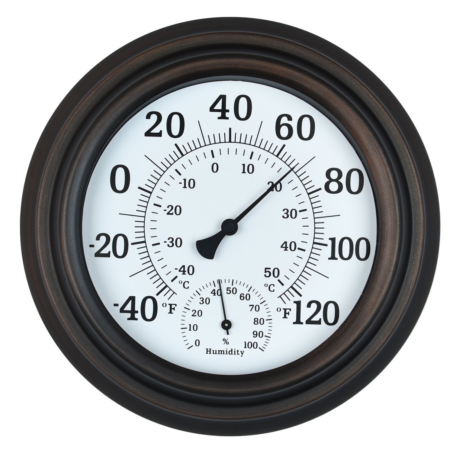 Gliving outdoor 8 indoor outdoor thermometer hygrometer