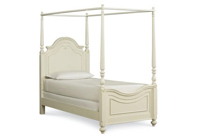 Legacy classic kids charlotte twin poster canopy bed in