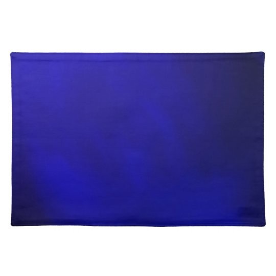 Metallic royal blue cloth placemat