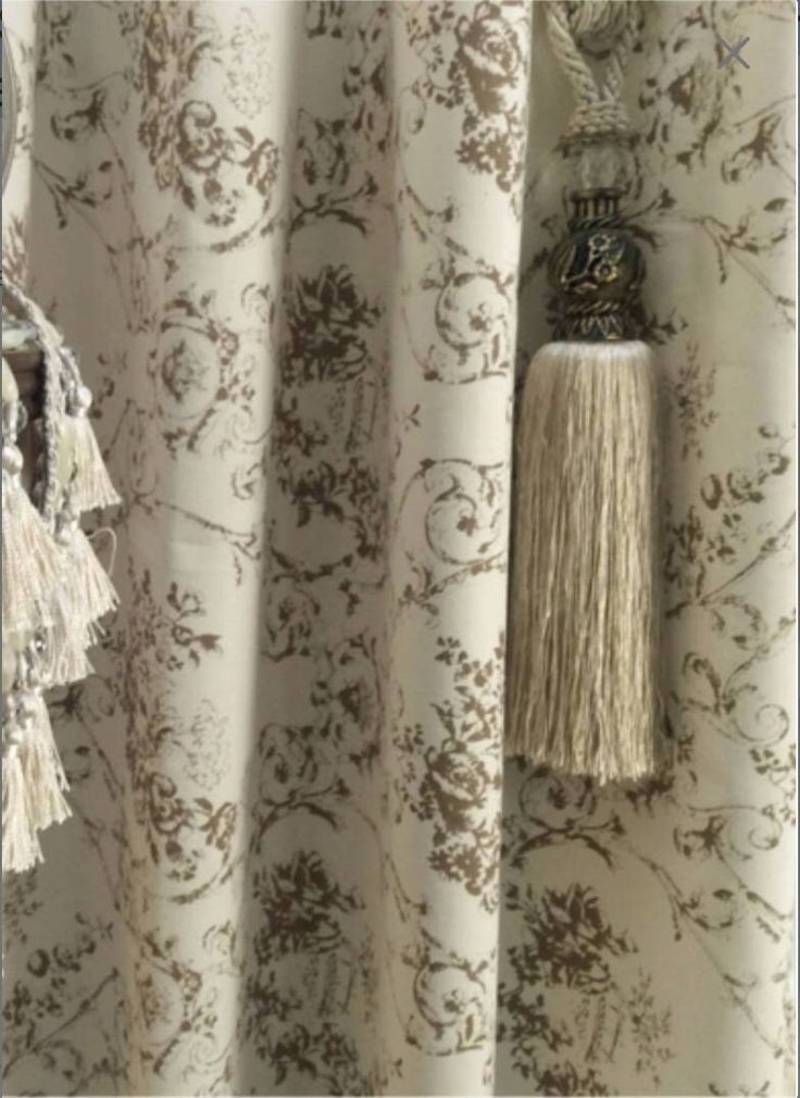 Modern farmhouse shower curtain toile shower curtain beige