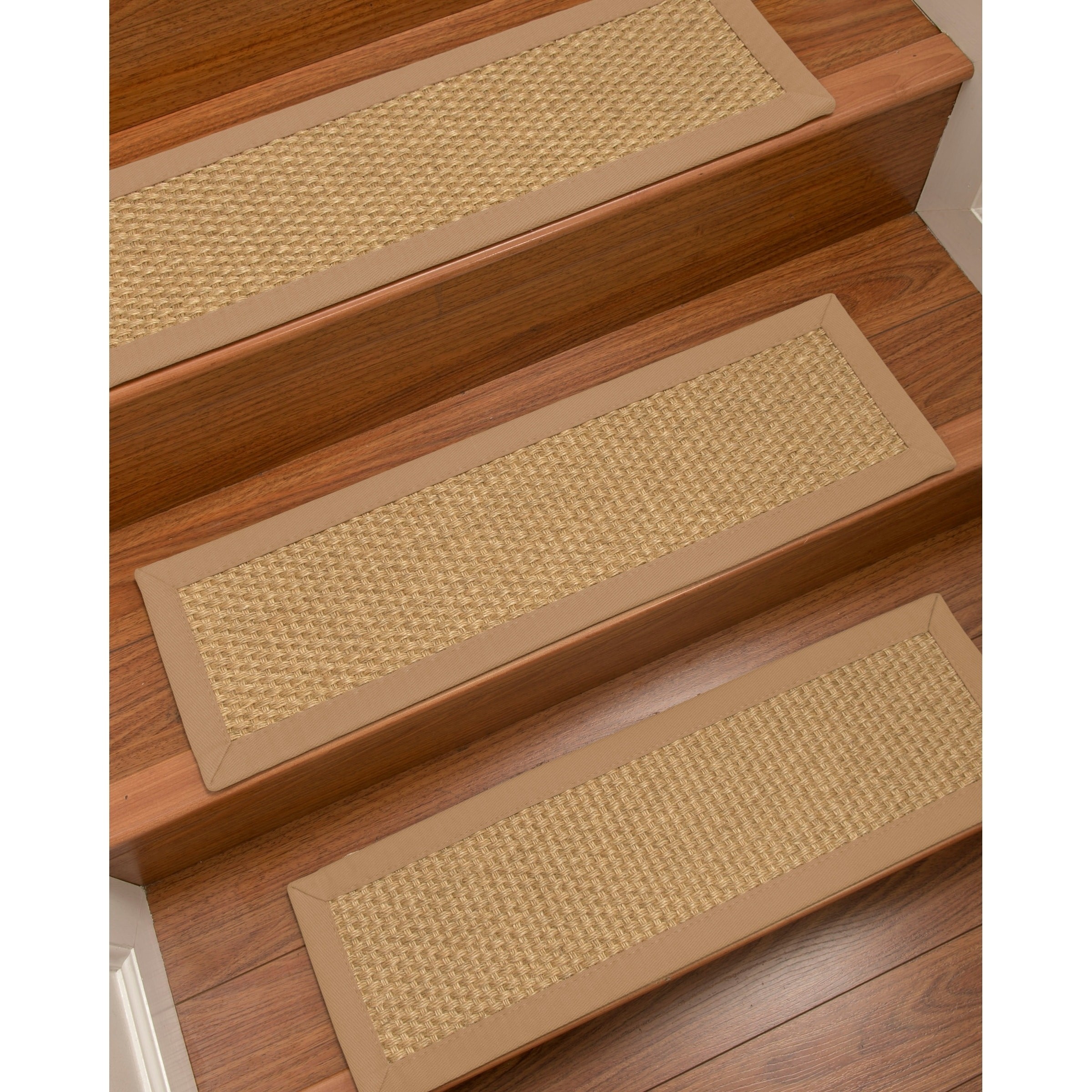Naturalarearugs handcrafted rio sisal carpet stair treads