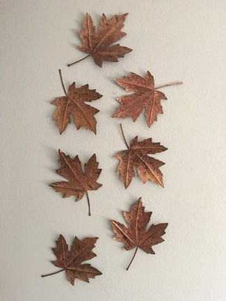 Metal Leaves Wall Decor - Foter
