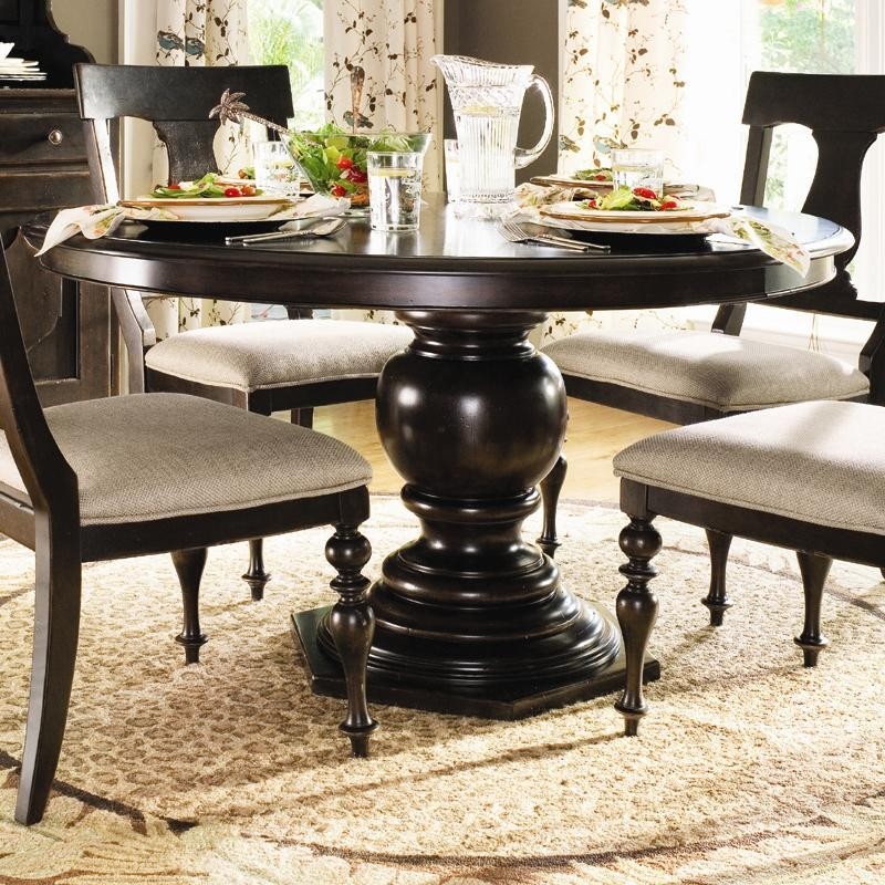 Paula deen by universal home 932655 round pedestal table