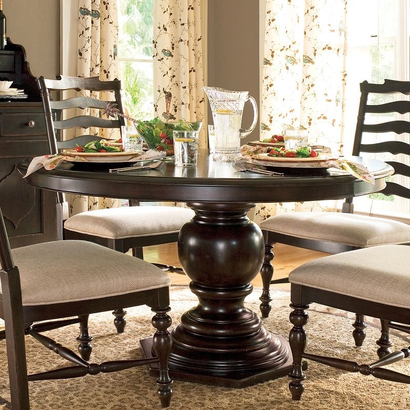 Paula deen home pedestal dining table tobacco in 2020