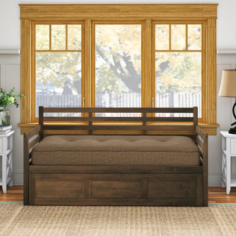 Red barrel studio r haney twin solid wood daybed with