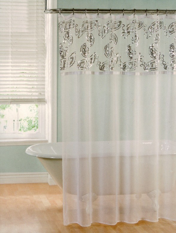 Sheer shower curtains furniture ideas deltaangelgroup