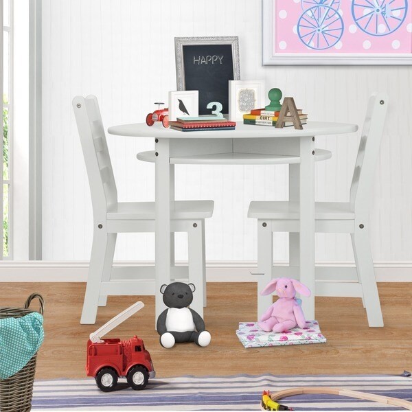 Shop childrens round table and chair set overstock 7258361