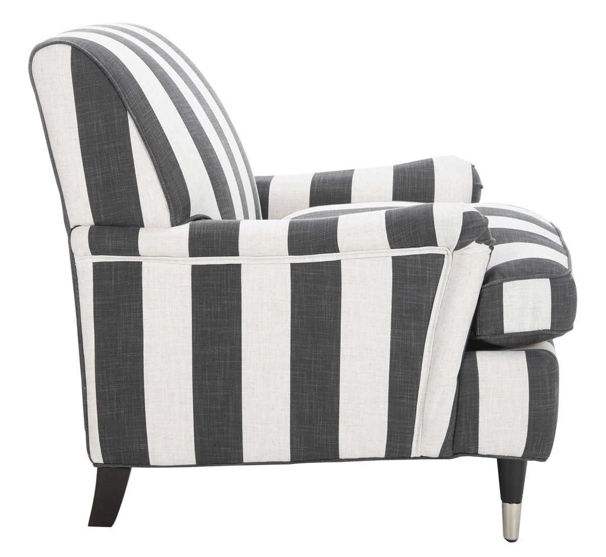 Striped Armchair Accent Chairs 1 