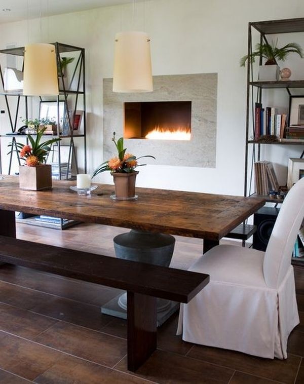 Stylish farmhouse dining tables airily romantic or casual 1