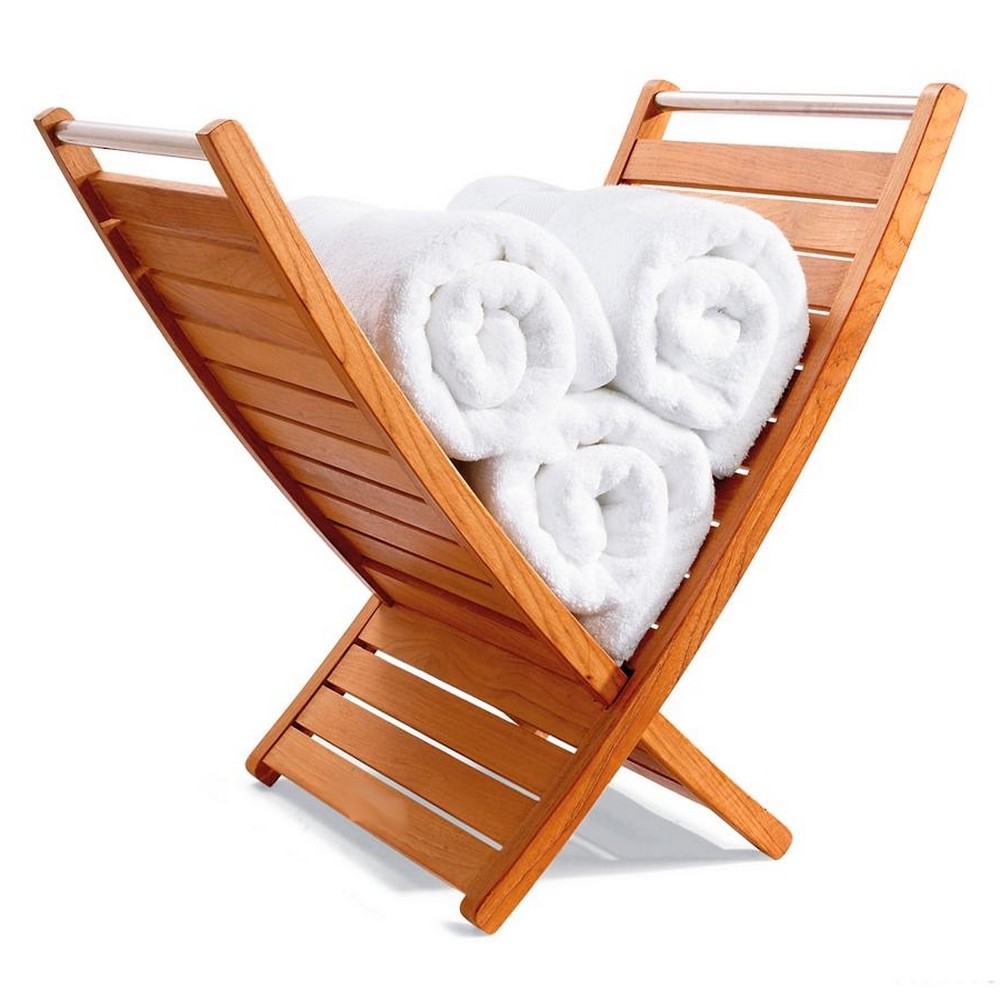 Teak towel holder rack teak outdoor furniture