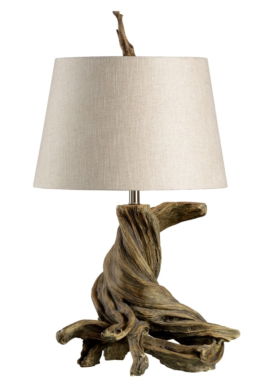 Wildwood lamps olmsted driftwood lamp brown 23309