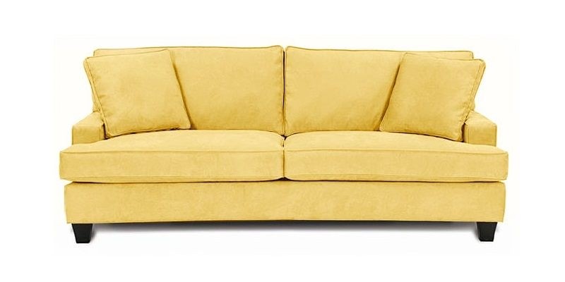 Yellow leather sofa us 4399 0 living room furniture new