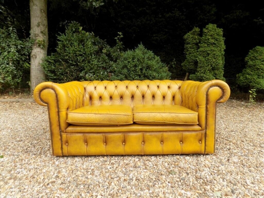 Yellow leather sofa yellow leather sofas foter thesofa