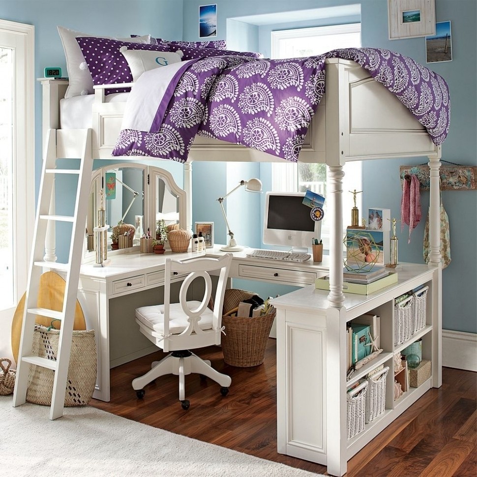 15 inspirations of loft bed with desk underneath 4