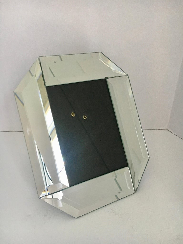 3 x 5 beveled mirror picture frame for sale at