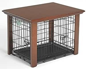 Amazon com midwest wooden dog crate table cover 24in pet