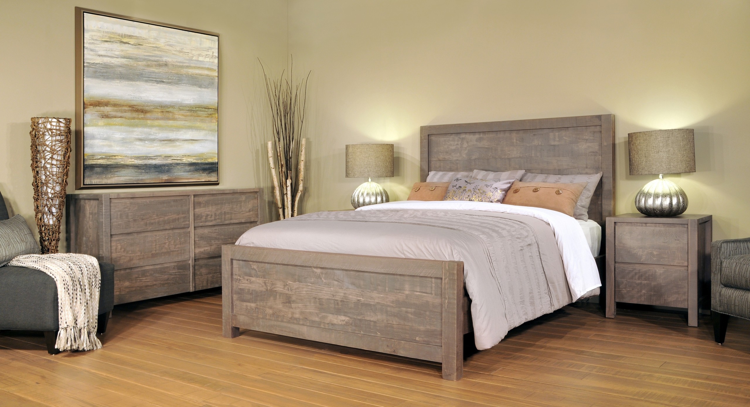 Awesome distressed wood bedroom set gallery home design