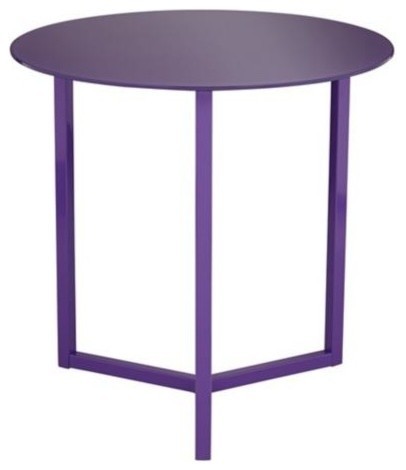 Brunetta purple accent table modern side tables and