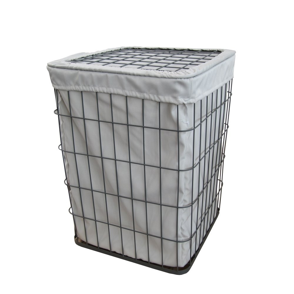 Buy grey wire metal frame laundry basket online from the