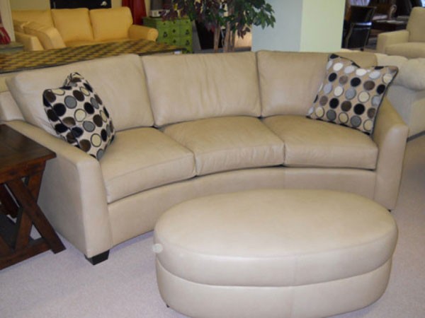 Cc leather 780 paris curved sofa ohio hardwood furniture