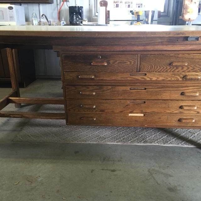 Find more vintage hamilton drafting table with 6 drawers