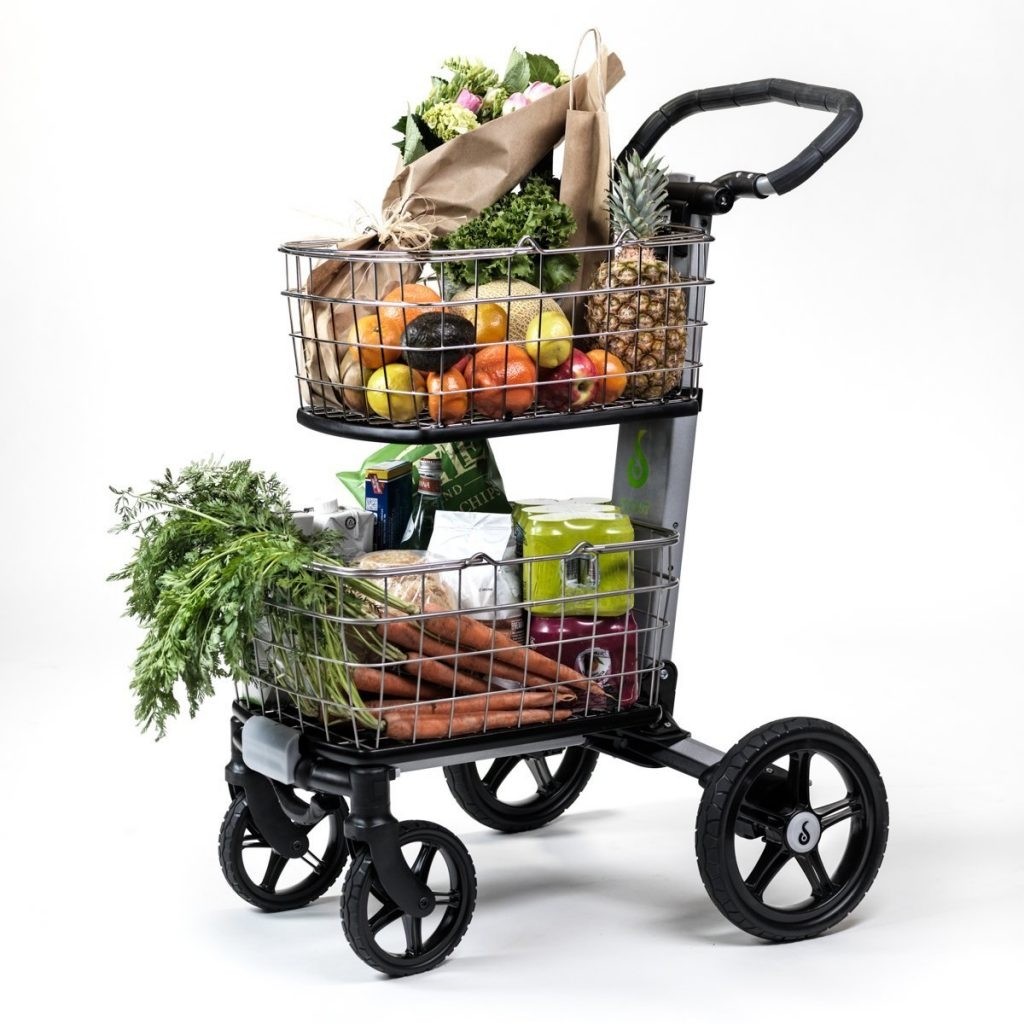 Folding shopping carts with swivel wheels 2021 1