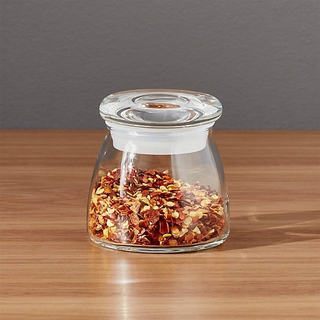 Glass spice jar reviews crate and barrel