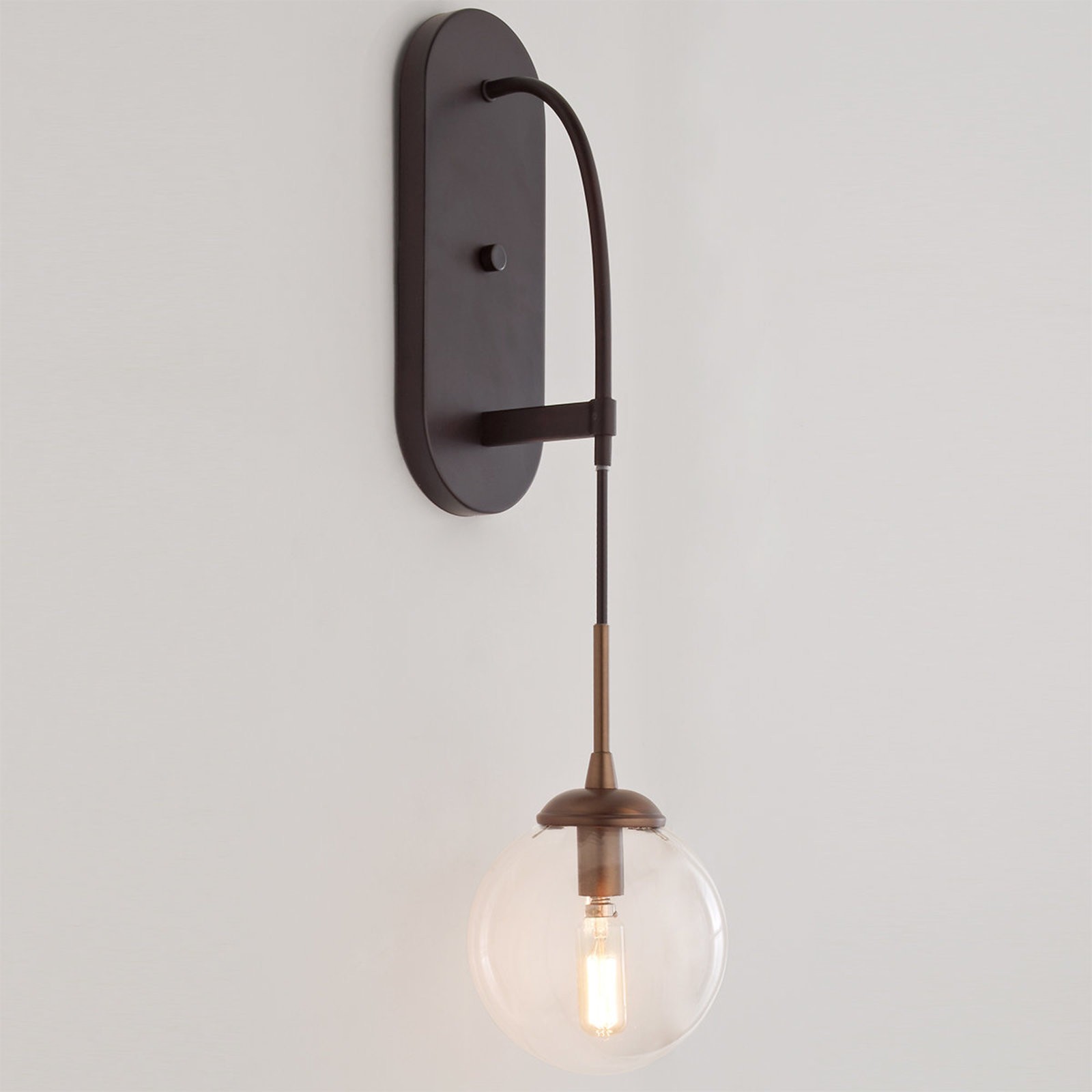 Hanging globe sconce shades of light