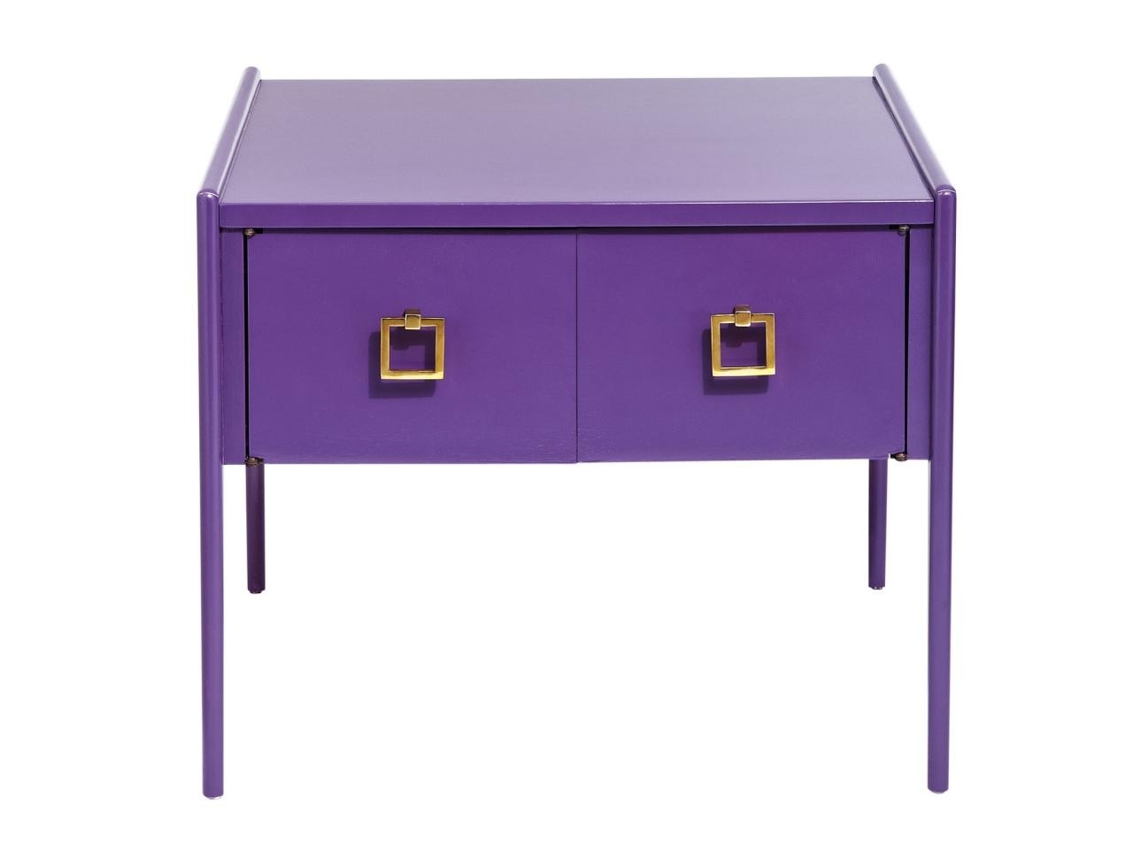 How to punchy purple end table hgtv