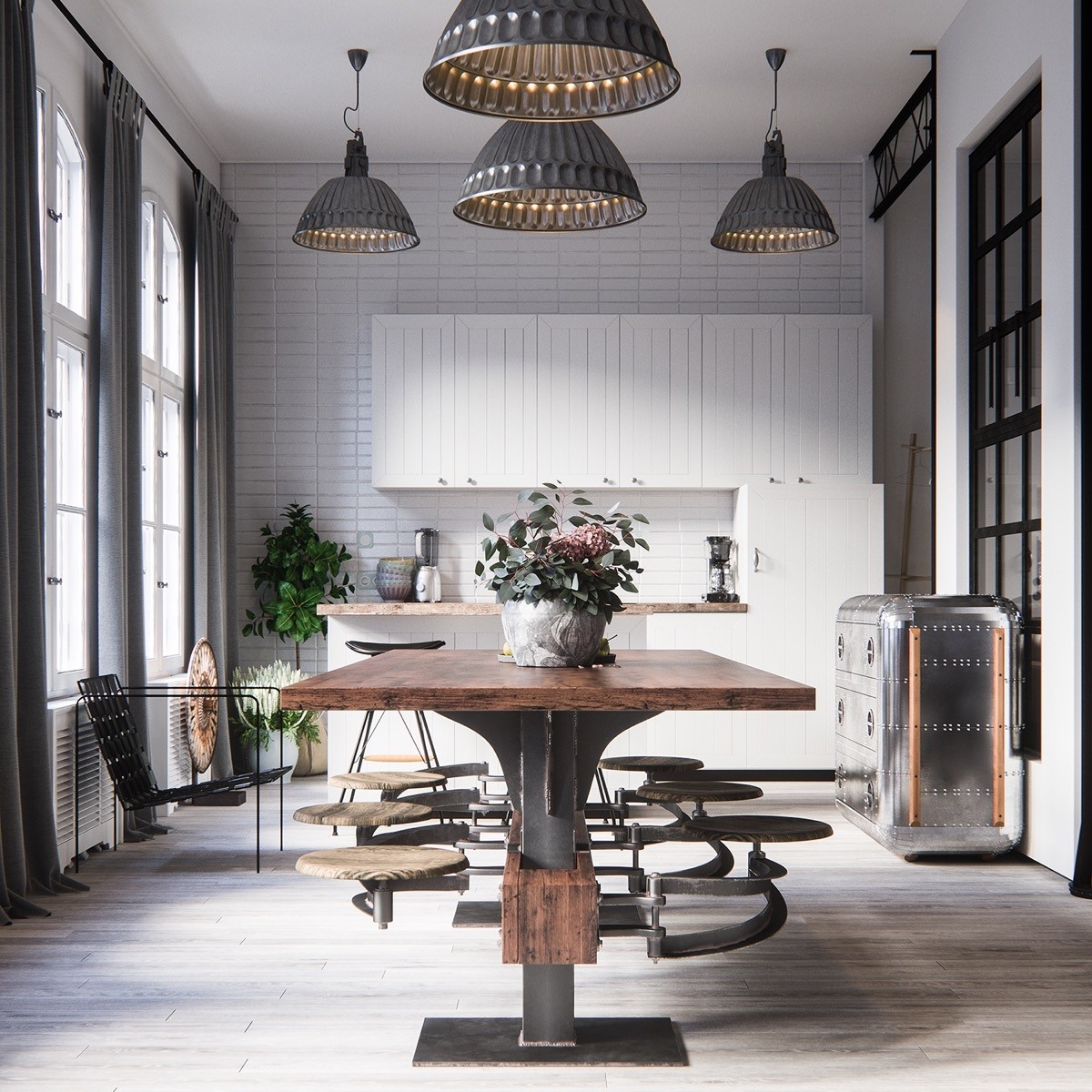 Industrial style dining room design the essential guide