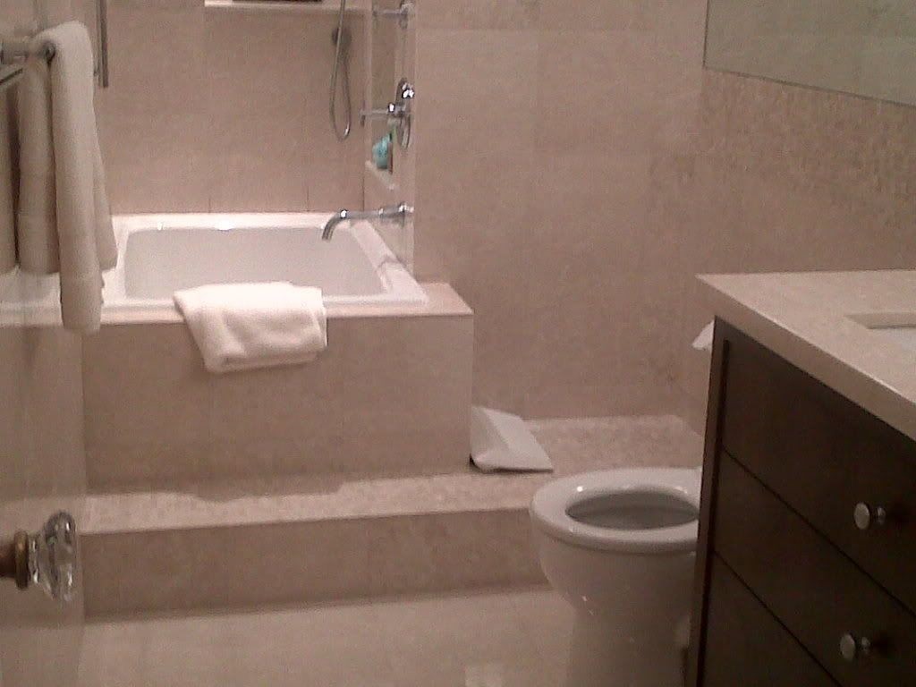 Kohler greek tub installed tub shower combo soaking